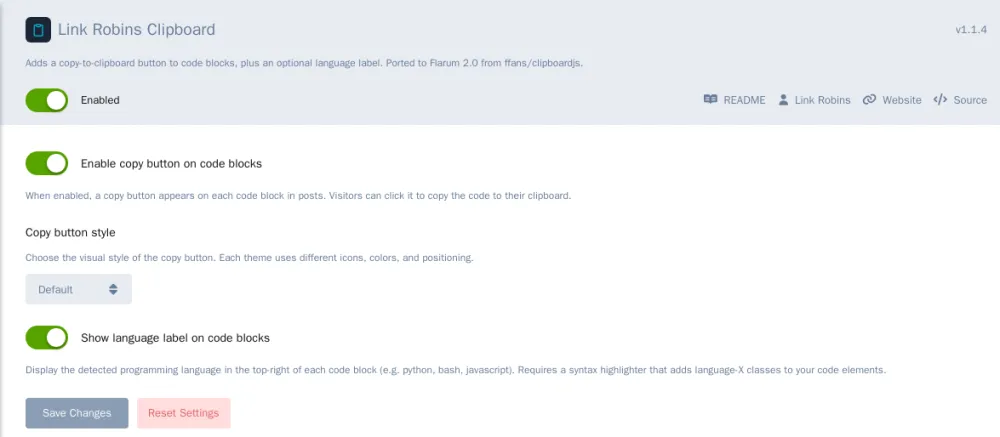 clipboard-admin-settings.png The settings page