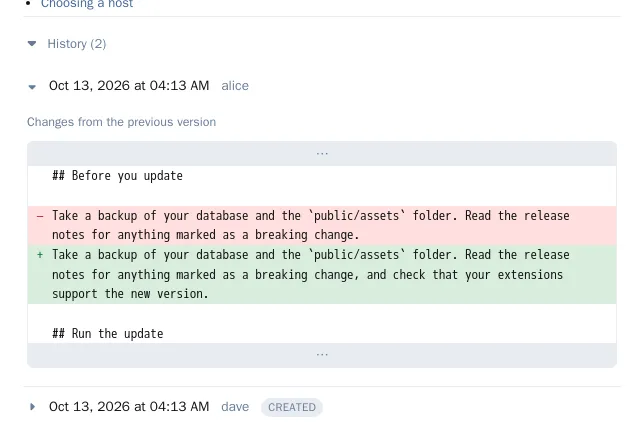 wiki-history.png What changed between two revisions